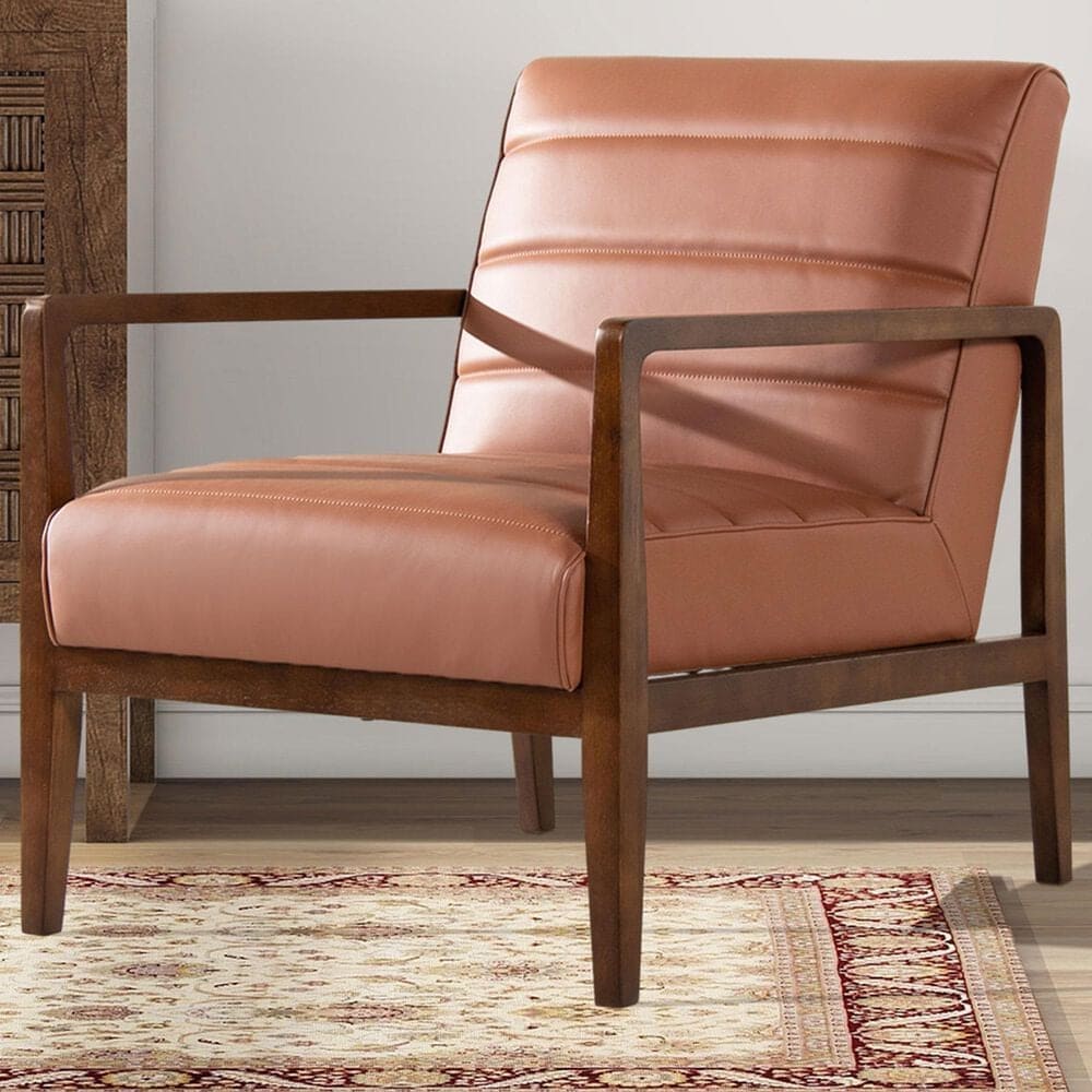 Jennifer Taylor Home Kenneth Accent Chair in Brown, , large