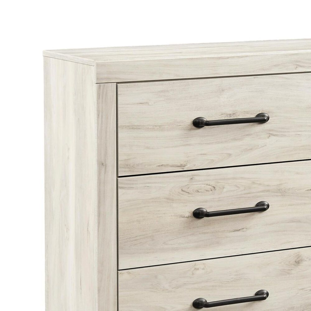 Ashley Cambeck 4 Piece Full Single Storage Bed Set in Whitewash, , large