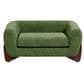Jennifer Taylor Home Louie Alpine 36.5" Medium Sherpa Dog Sofa Bed in Moss Green, , large
