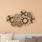 Maple and Jade 29" x 44" Eclectic Abstract Wall Decor in Black and Brown, , large
