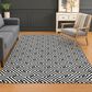 Dalyn Rug Company The Reserve TR5 Black 9" x 12" Indoor/Outdoor Area Rug, , large