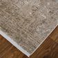 Feizy Cadiz 13" x 20" Beige and Gray Area Rug, , large