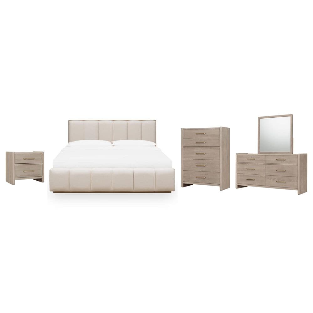 Urban Home Gardenia 5-Piece Queen Bedroom Set in Chai, , large