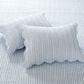Levtex Martha Stripe 3-Piece Full/Queen Quilt Set in Blue and White, , large