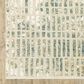 Oriental Weavers Reed RE12W 9"10" x 12"10" Ivory and Blue Area Rug, , large