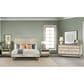 Blue River Peridot 4-Piece Queen Bed Set in Natural Acacia, , large