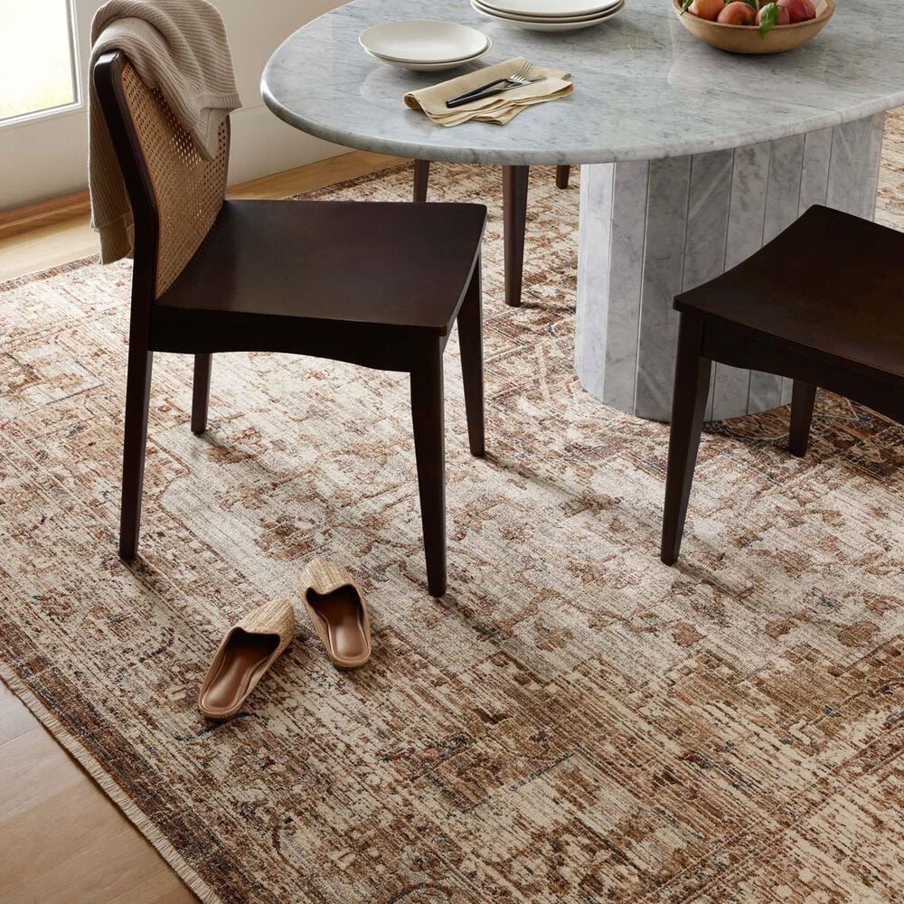 Loloi II Sorrento 3'11" x 5'7" Mocha and Multicolor Area Rug NFM