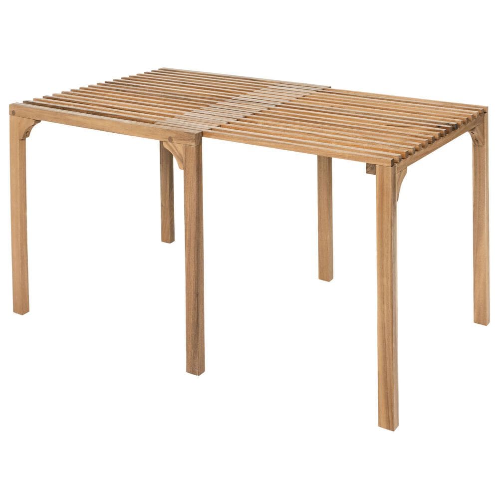 Zuo Modern Riviera Extendable Dining Table in Natural - Table Only, , large