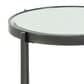 Mayberry Hill Vienna End Table with Glass Top in Clear and Black, , large