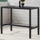 Linon Home Decor Holland 54" Outdoor Dining Table in Black, , large