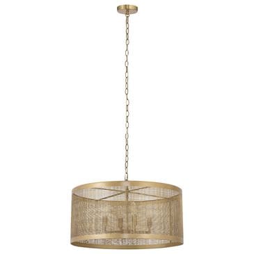 Maxim Lighting Hatcher 24" 4-Light Pendant in Gold, , large