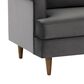 Tov Furniture Porter 2-Piece Stationary Right Facing Sectional with Chaise in Grey Velvet, , large