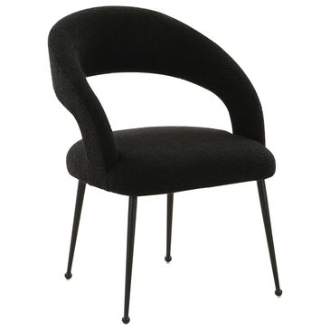Tov Furniture Rocco Side Chair in Black, , large