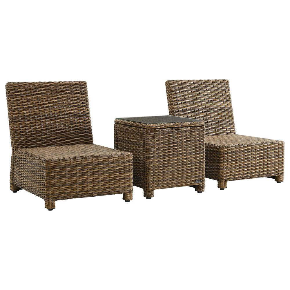 Crosley Furniture Bradenton 3-Piece Patio Chair Set in Sangria, , large
