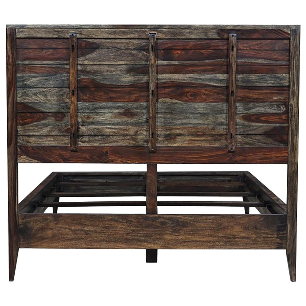 Porter Design Fall River Queen Bed in Brown and Gray, , large