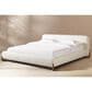 Jennifer Taylor Home Alpine Puffy Modern King Platform Bed in Ivory White, , large