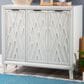 Linden Boulevard 3 Door Cabinet in White, , large