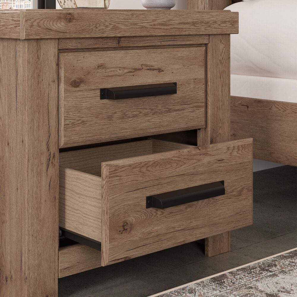 Ashley KING PANEL BED WITH TWO NIGHTSTANDS, , large