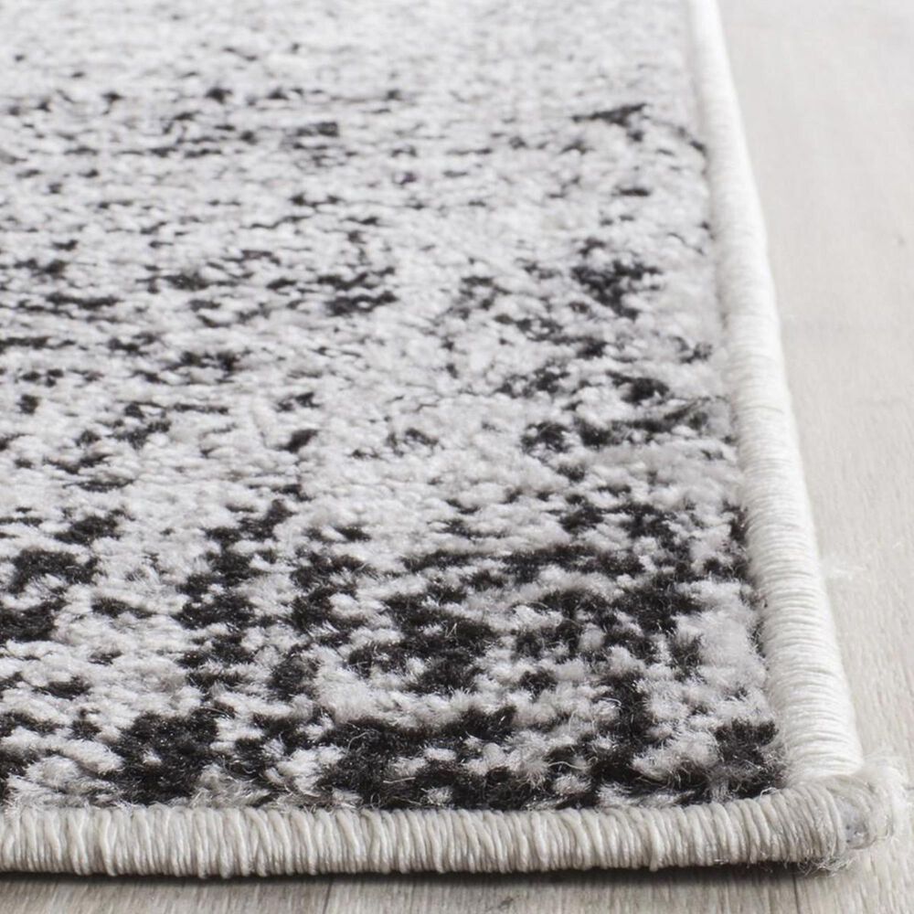 Safavieh Adirondack ADR116A 4&#39; Square Silver and Black Area Rug, , large