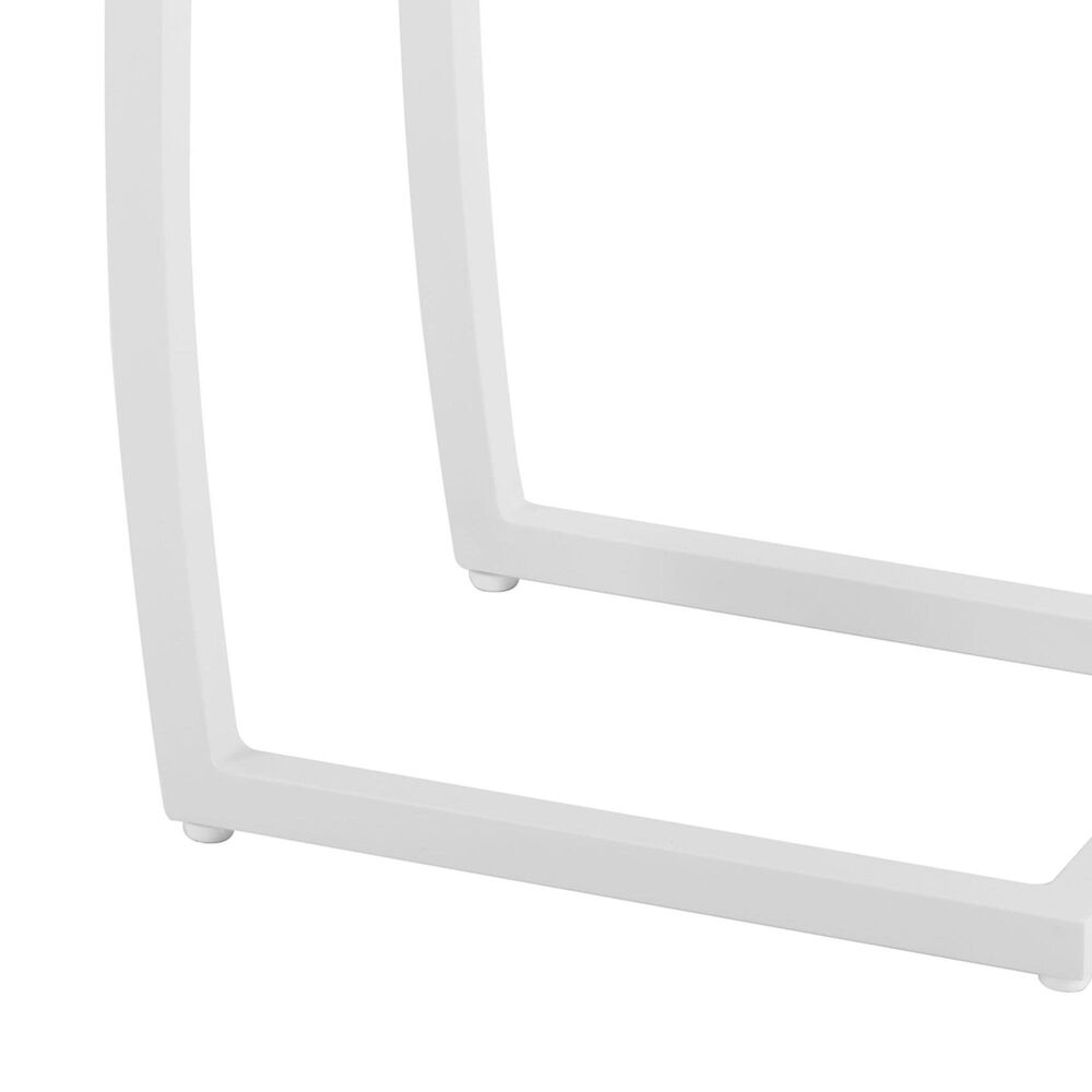 Zuo Modern Noga Patio End Table in White, , large
