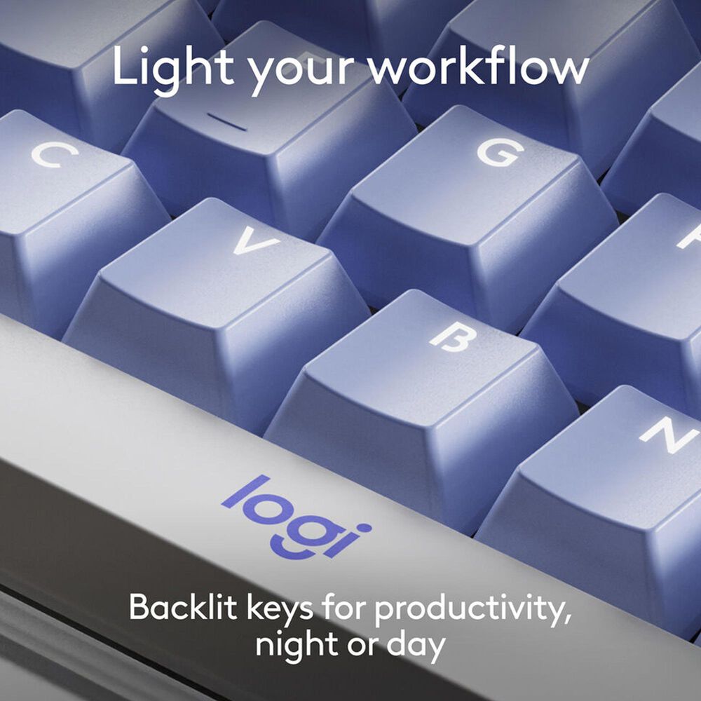 Logitech Alto Keys K98M Wireless Mechanical Keyboard in Lilac, , large