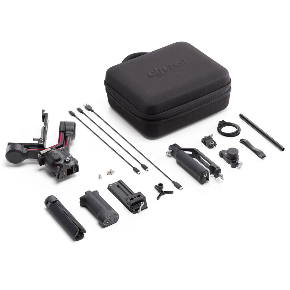 DJI RS 3-Axis Gimbal Stabilizer Combo in Black, , large