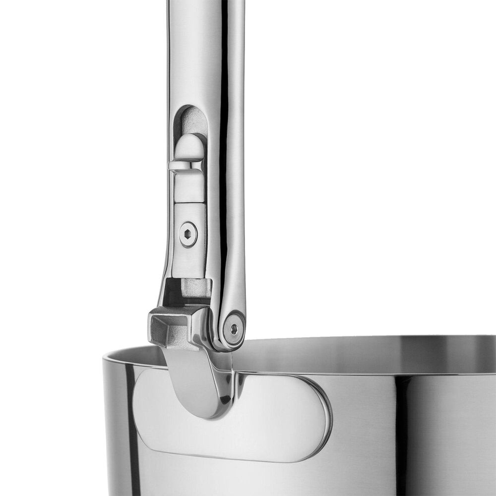 Joseph Joseph Space Steel 5-Piece Cookware Set with Folding Handle in Stainless Steel, , large