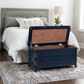 Linon Home Decor Brosnan Rope Cedar Chest in Blue, , large