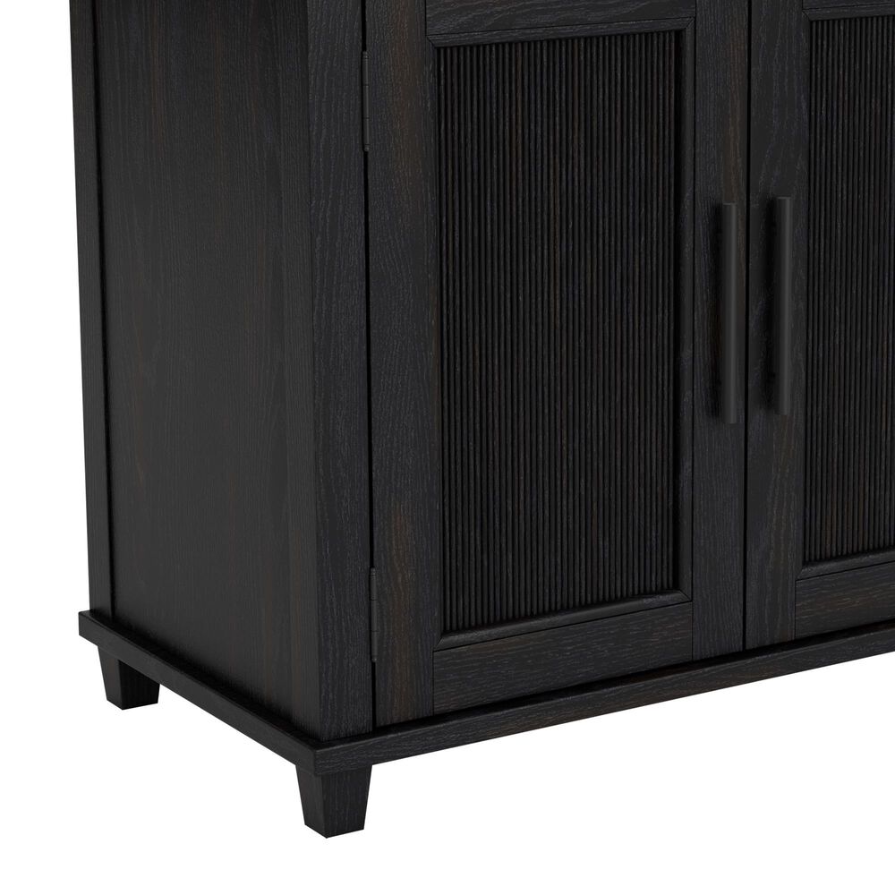 Riverside Furniture Calhoun Bachelors Chest in Ebony Whiskey Oak, , large