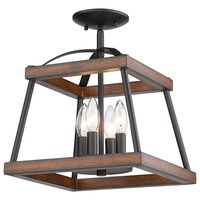 Semi-Flush mounted lighting
