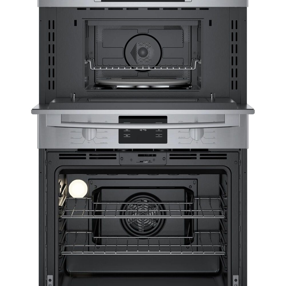 Bosch 500 Series 30&quot; Built-In Combination Electric Convection Wall Oven in Stainless Steel, , large