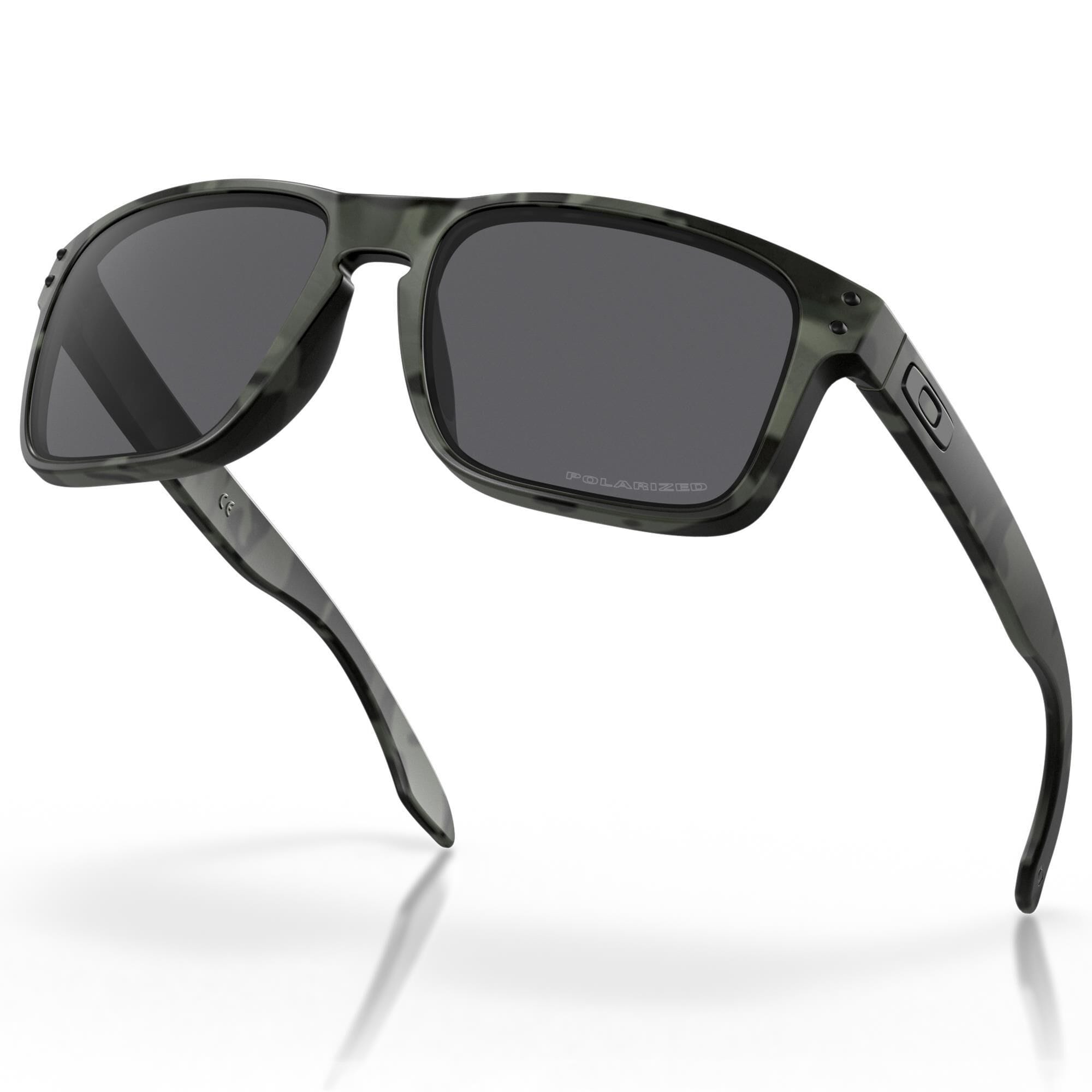 Oakley Holbrook Sunglasses with Grey Polarized Lenses in Multicam
