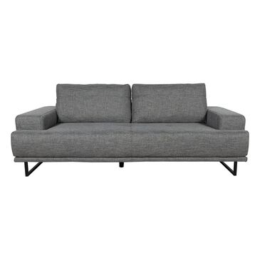 Lily and Lee Furniture Russo Sofa with Adjustable Depth Backrest in Space Grey, , large