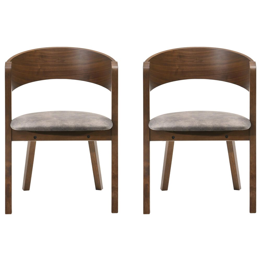 Blue River Jackie Dining Chair in Walnut &#40;Set of 2&#41;, , large