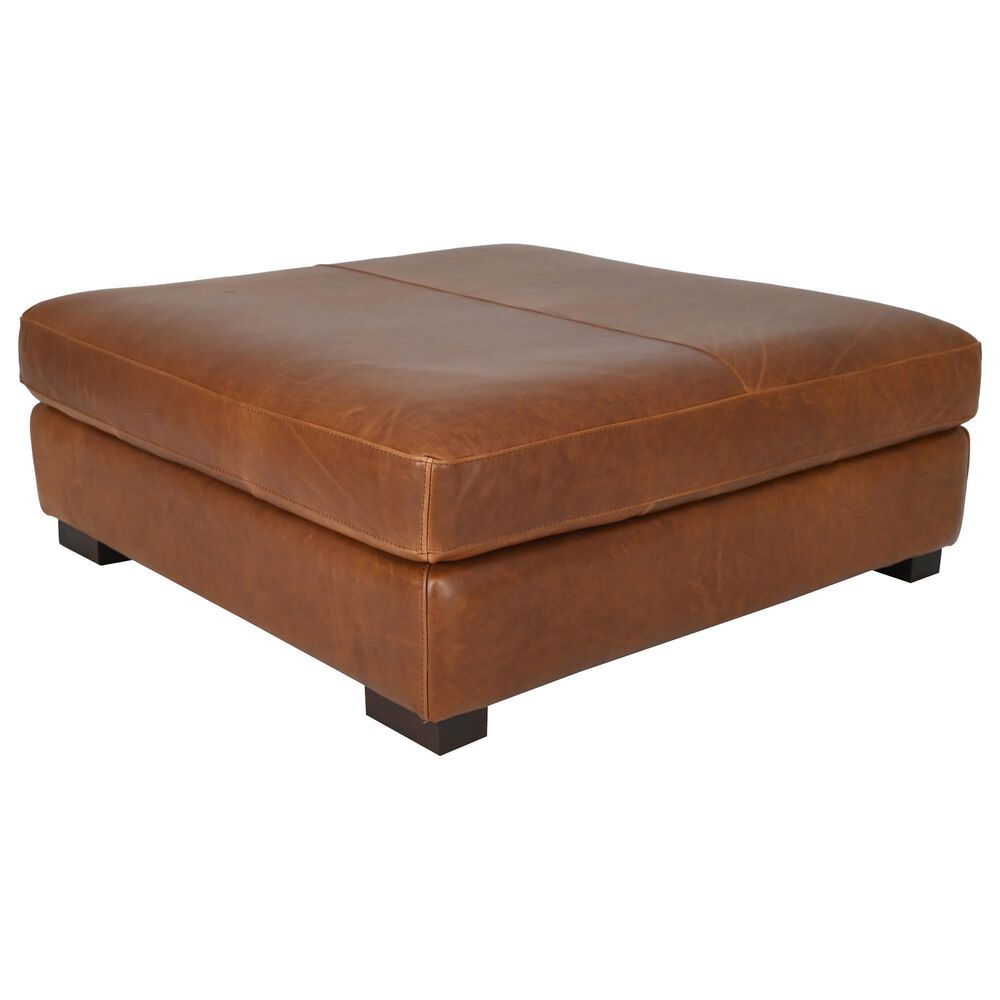 Bordeaux & Co Ottoman in Leon Maple, , large