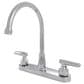 MS International 2-Handle Kitchen Faucet with Side Sprayer in Chrome, , large