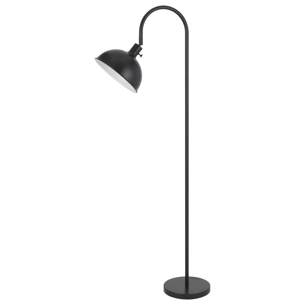 Cal Lighting LumaDome Floor Lamp in Matte Black, , large