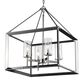 Golden Lighting Smyth 4-Light Chandelier in Chrome, , large