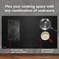 Whirlpool 36" Induction Cooktop with Temp Cook and 5 Cooking Zones in Black and Stainless Steel, , large
