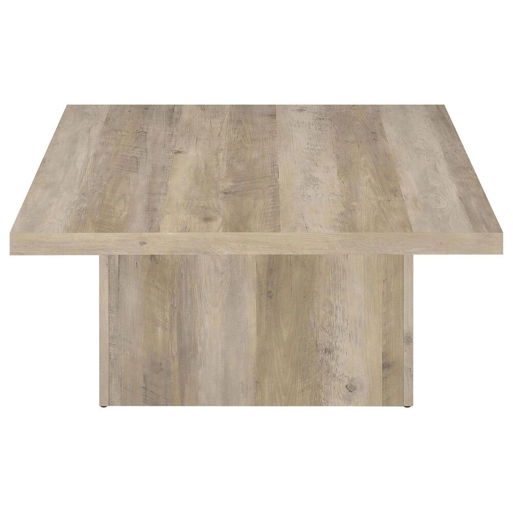 Pacific Landing Devar Square Coffee Table in Distressed Pine, , large