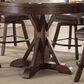 Radius Gettysburg 5-Piece Round Game Table Set in Chestnut Oak, , large