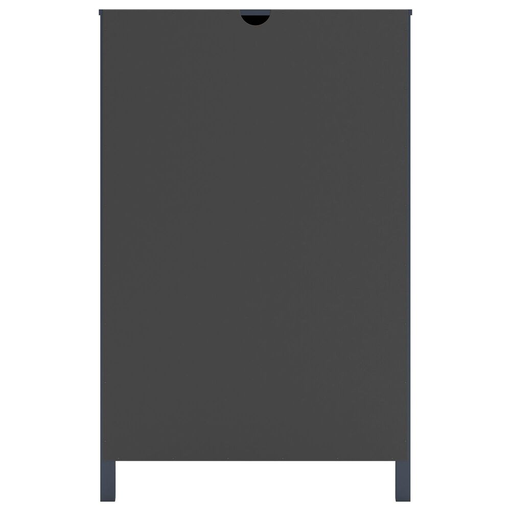 Ashley Simmenfort 5-Drawer Chest in Matte Navy Blue, , large