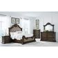 Ashley Maylee King Upholstered Bed in Dark Brown, , large