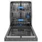 GE Profile 4-Piece Kitchen Package with 27.7 Cu. Ft. French Door Refrigerator and 30" Smart Freestanding Electric Range in Stainless Steel, , large