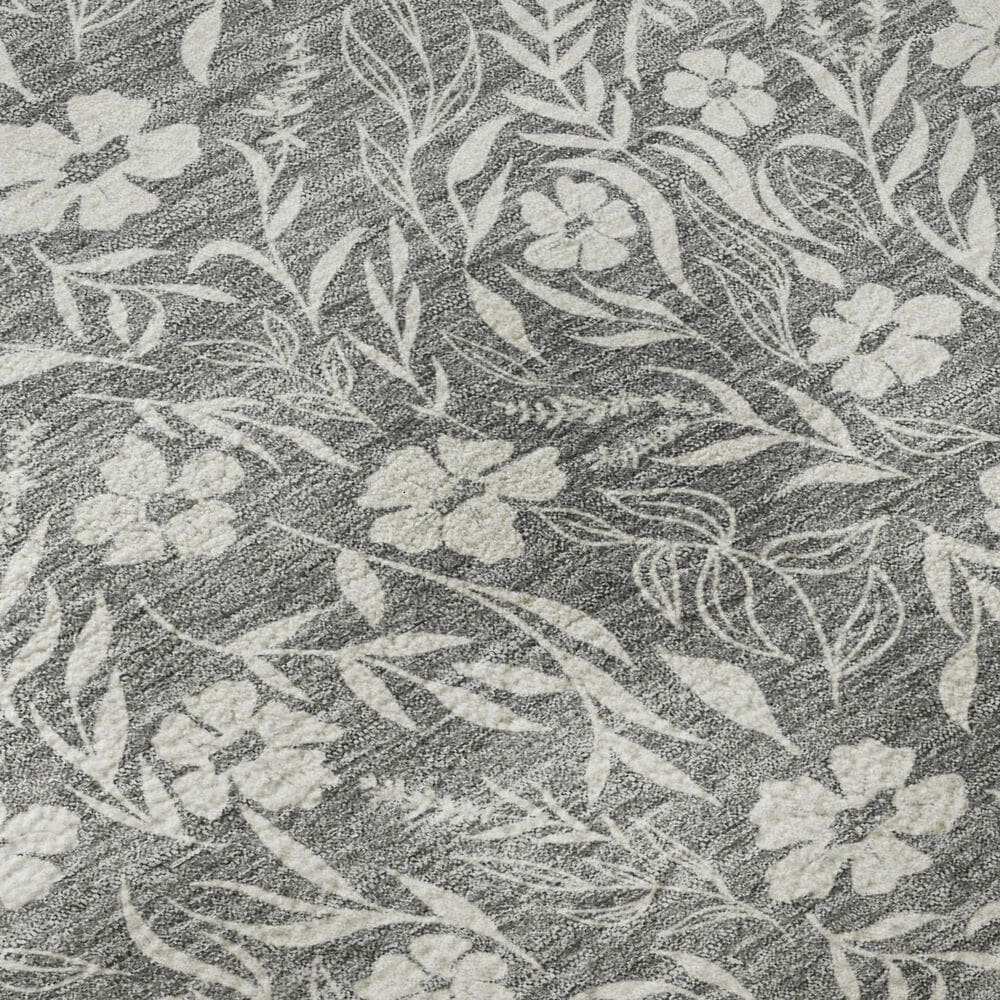 Dalyn Rug Company Soft Essentials Floral Gray 8' x 10' Indoor/Outdoor Area Rug, , large