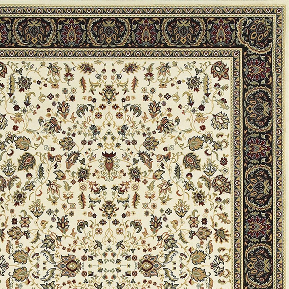 Oriental Weavers Kashan 108X1 1&#39;10&quot; x 3&#39; Ivory Area Rug, , large