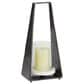 Maple and Jade 7" x 15" Lantern in Black, , large