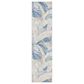 Safavieh Sarasota 2"3" x 9" Light Green and Navy Indoor/Outdoor Runner, , large