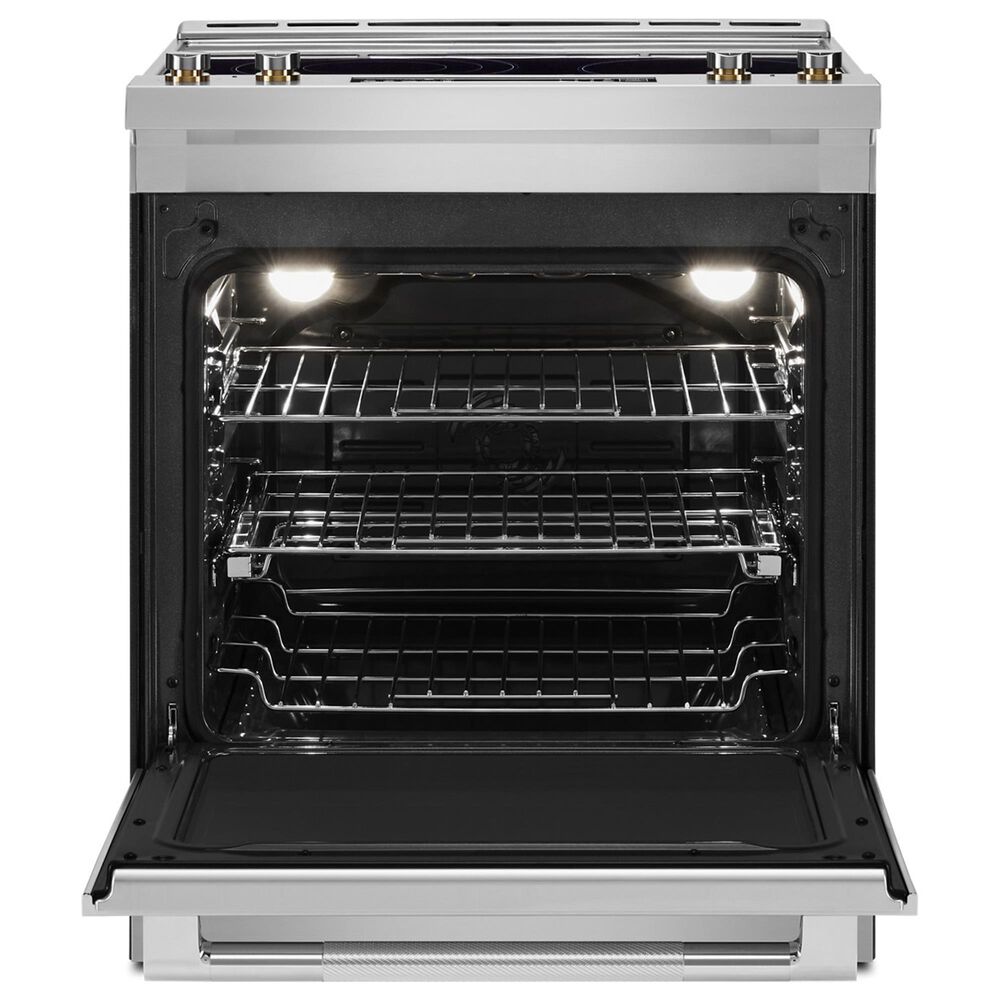 JennAir 6.8 Cu. Ft. Slide-In Electric Range in Stainless Steel and Black, , large