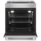 JennAir 6.8 Cu. Ft. Slide-In Electric Range in Stainless Steel and Black, , large